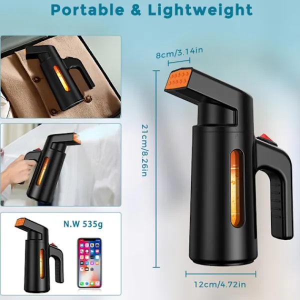 Hot Klädångare 700W Handhållen Våt- och Torrbrytare