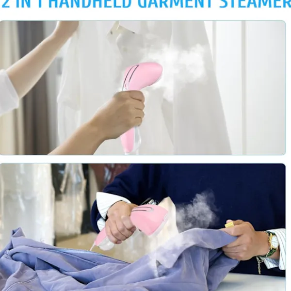 Sale Klädångare 1200W Kraftfull 20S Snabb Uppvärmning 150Ml Avtagbar Vattentank Blå