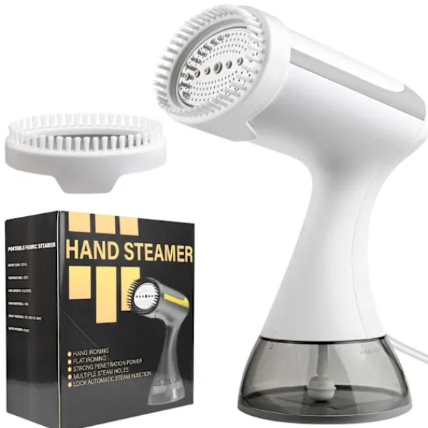 Sale Klädångare 1500W 300ml Vattentank, 25s Snabb Uppvärmning (Vit) White