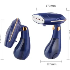 Best Klädångare 1500W, Ånghuvud i metall, 20 sekunders uppvärmning, 168 ml vattentank