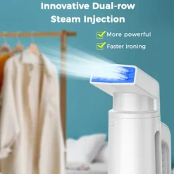Klädångare 700W, Snabb uppvärmning på 40 sekunder, med 180 ml vattentank