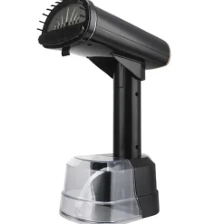 Hot Klädångare 1500W snabb uppvärmning, 400ml vattentank, LCD digital display (svart)