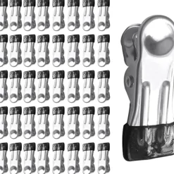 Discount Klädnypor i rostfritt stål, starka klädnypor för utomhusbruk, 40 stycken