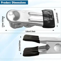 Discount Klädnypor i rostfritt stål, starka klädnypor för utomhusbruk, 40 stycken