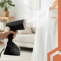 Sale Klädsteamer 2000 W - Svart vertikal ångstrykare