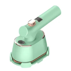 New Klädstrykjärn, hopfällbart och bärbart ångstrykjärn för kläder, mini-resestrykjärn för våt och torr användning, 15 sek snabb uppvärmning, handhållet ångstrykjärn, för hemmet | Fyndiq green