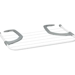 Klädtorkställning - Hängställning för element och balkong, Liten storlek, 3m Stor torkkapacitet, Vit, 50cm Längd