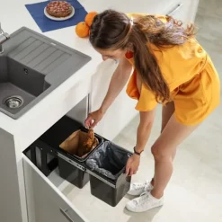 Best B2X Källsortering med 2 st sopkärl