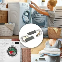 New Kolborstar för tvättmaskiner med elektrisk motor, 2-pack kolborstar för Bosch Siemens 00154740 154740 [W1-18039/A] tvättmaskin och andra modeller – 36 x 5 x 12 mm | Fyndiq