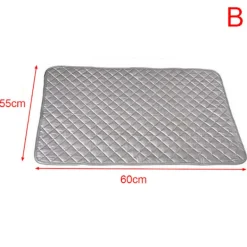 Discount Jettbuying Kompakt Bärbar Strykmatta Strykbräda Resetork Tvättmaskin 60*55cm Silver