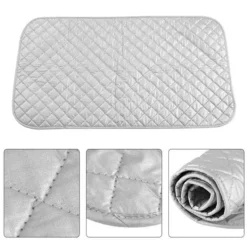 Discount Jettbuying Kompakt Bärbar Strykmatta Strykbräda Resetork Tvättmaskin 60*55cm Silver