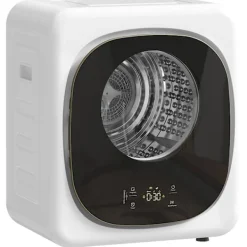 Clearance Northio Kompakt torktumlare, 4 kg kapacitet, 5 lägen, timer