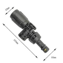 Outlet Kompatibel med Karcher Vario Power Jet Kort 360 VP 180 S Roterbart Högtrycksvattenmunstycke Kompatibel med K2 - K7 wit As Shown