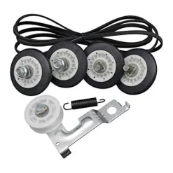 Hot Kompatibel med LG Torktumlare Reparationskit, 4581EL2002C 4561EL3002A Torktumlare Spännrulle 4400EL2001A 4581EL3001A 4581EL3-WELLNGS
