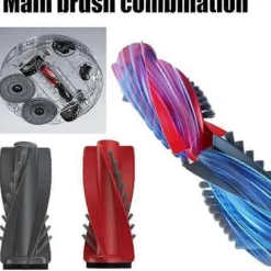 New Kompatibel med Roborock Qrevo Edge/EdgeC/Edge S5A Ersättningsdelar: 5V1 Huvudsida Borste, HEPA-filter, Dammpåse & Moppduk-Perfekt