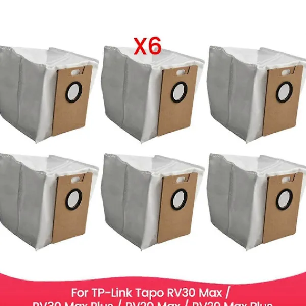 Online Kompatibel med TP-Link Tapo RV30 Max / RV30 Max Plus / RV20 Max / RV20 Max Plus Robotdammsugarpåsar Delar Accesso-WELLNGS