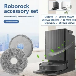 Sale Kompatibla tillbehör med mopp för Q /Qrevo S/Qrevo Master/Qrevo Curve/Qrevo MaxV, tvättbar moppduk