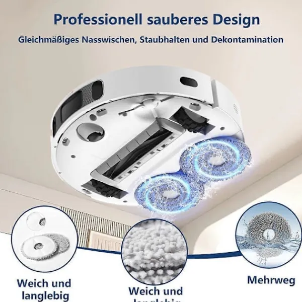 Sale Kompatibla tillbehör med mopp för Q /Qrevo S/Qrevo Master/Qrevo Curve/Qrevo MaxV, tvättbar moppduk