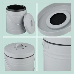 Hot Northix Kompostbehållare med luktfilter, 5 liters kapacitet