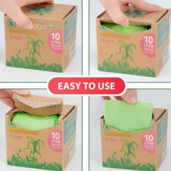 Online Komposterbara påsar för avfallskärl 10l x 100 st Matavfallspåsar Köksavfallspåsar 10 liter