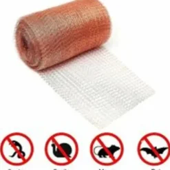 Discount Kopparnät, högkvalitativt gnagarsäkert trådnät i koppar, stickat kopparnät för skadedjursbekämpning i hem och trädgård, mot gnagare,[CO]