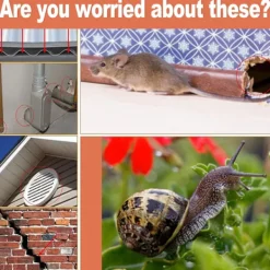 Outlet Kopparnät 6m 6 meter, Koppartråd Gnagar-nät, Trådnät Koppartejp Snigelavvisande Musnät Kontroll, Växtskydd