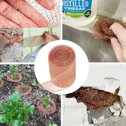 Sale Kopparnät Rulle 127mm x 10m - Hållbar Barriär mot Gnagare och Skadedjur för Inomhusbruk