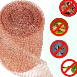 Sale Kopparnät Rulle 127mm x 10m - Hållbar Barriär mot Gnagare och Skadedjur för Inomhusbruk