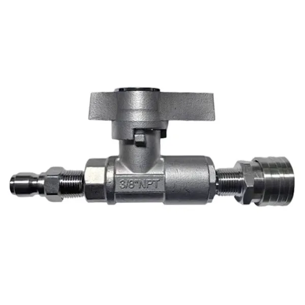 Hot unbranded Korrosionsbeständiga kulventiler DN10 5000PSI för underhåll av högtryckstvättar