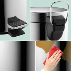 Clearance Northio Kosmetikbehållare i rostfritt stål, 3 l