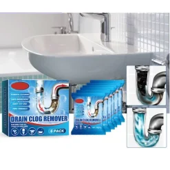 Clearance Kraftfull avloppsrengörare för diskho, effektiv avloppsrengöring, luktborttagningspulver