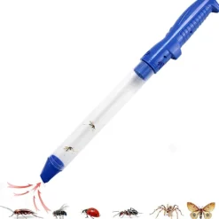 Hot Kraftfull dammsugare för insektsfångst, spindel- och insektsfångare med USB-laddningsbar blå skadedjursbekämpning, handhållen LED-ficklampa för insekter | Fyndiq