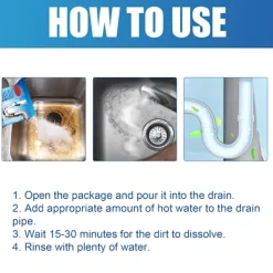 Online Kraftfull diskho avloppsrengöring hög effektivitet avloppsrensare luktborttagningspulver-FD20-