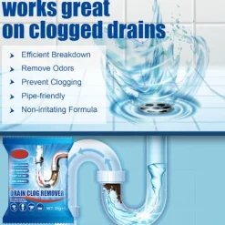 Online Kraftfull diskho avloppsrengöring hög effektivitet avloppsrensare luktborttagningspulver-FD20-