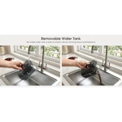 Clearance Intelligent Tech Kraftfull Matt- & Textilrengörare LBLUE V6 med 1,75L Dubbeltank, 5M Sladd, 1,7M Slang – Djuprengör Soffa, Madrass, Bil och Husdjursfläckar Svart