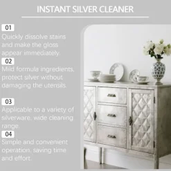 Discount Kraftfull silverputs för smycken och bordsartiklar återställer snabbt glansen utan att repa, säker för känsliga ytor