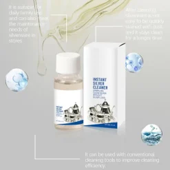 Discount Kraftfull silverputs för smycken och bordsartiklar återställer snabbt glansen utan att repa, säker för känsliga ytor