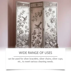 Discount Kraftfull silverputs för smycken och bordsartiklar återställer snabbt glansen utan att repa, säker för känsliga ytor