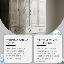 Discount Kraftfull silverputs för smycken och bordsartiklar återställer snabbt glansen utan att repa, säker för känsliga ytor