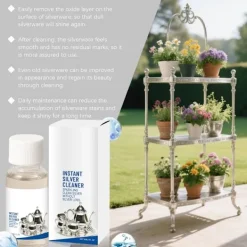 Discount Kraftfull silverputs för smycken och bordsartiklar återställer snabbt glansen utan att repa, säker för känsliga ytor
