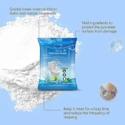 Kraftfull toalettrengöring för avkalkning, deodorisering, 360 graders allsidig rengöringspulver för kontorsbruk
