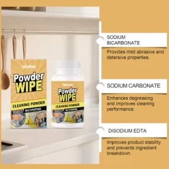 Clearance LBSS Kraftfullt Kök Avfettningsmedel Pulver Löser Omedelbart Upp Oljefläckar Kraftig Hushållsrengöring För Spishällar Köksfläktar Kakel 1