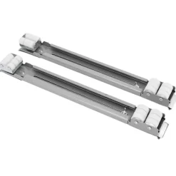 Discount Kraftig Utdragbar Apparatrulle Lastbärande 300KG Universal Hjulbas Apparatslider för Tvättmaskin Möbler Silver