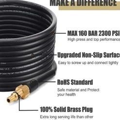 Hot Kärcher Avloppsrengörare 15m Tillbehör för Högtryckstvättar Y