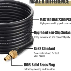 Hot Kärcher Avloppsrengöringsslang 15m - Tillbehör kompatibelt med högtryckstvättar