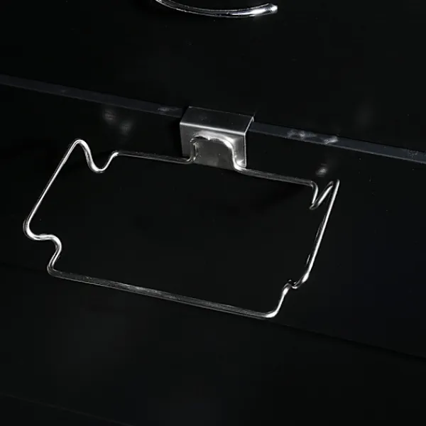 Kreativ Bakdörr Rostfri Skräppåsehållare Hängställning Hylla Förvaringskrok Kökskåp