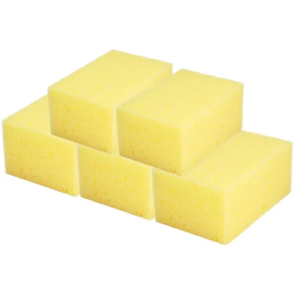 New Kvadratisk Halkfri Svamptvätt Verktyg Handhållen Bil Motorcykel 5-pack