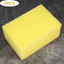 New Kvadratisk Halkfri Svamptvätt Verktyg Handhållen Bil Motorcykel 5-pack