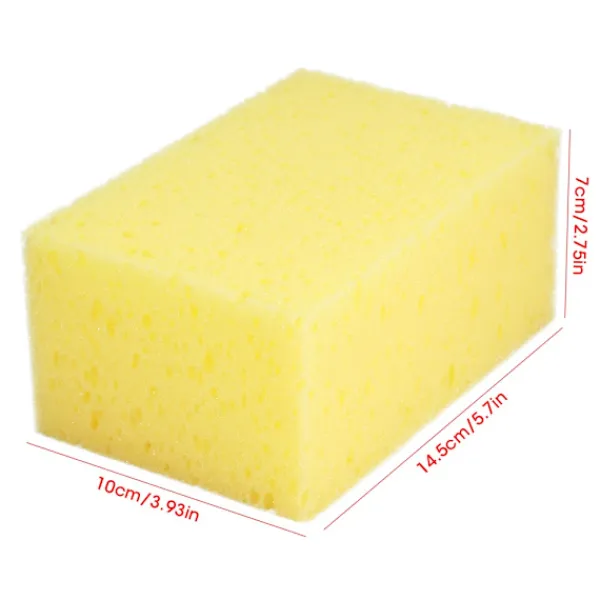 New Kvadratisk Halkfri Svamptvätt Verktyg Handhållen Bil Motorcykel 5-pack