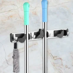 Discount Kvast- och mopphållare, multifunktionshängare för hem, kök, trädgård och garage